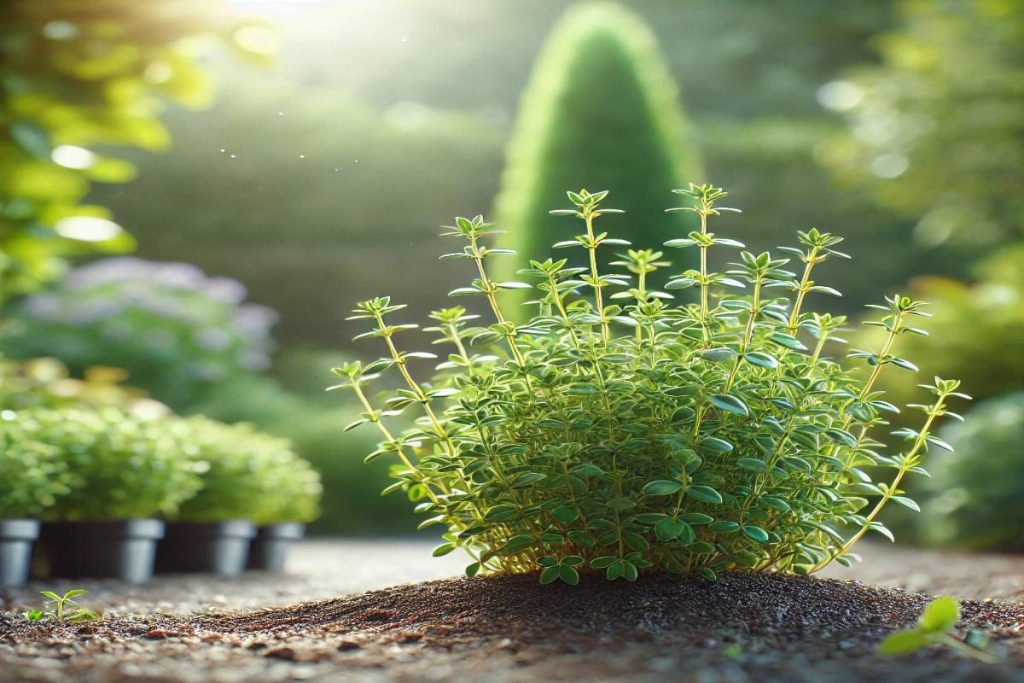 thym sauvage jardin