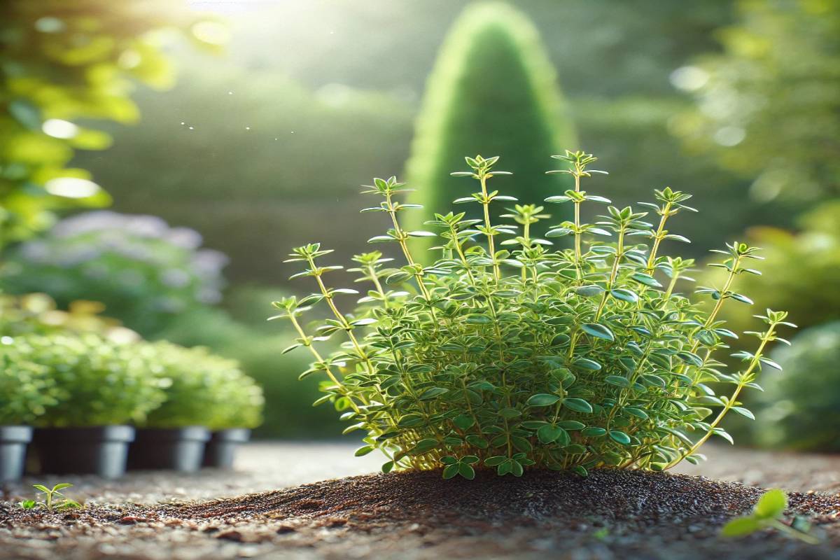 thym sauvage jardin